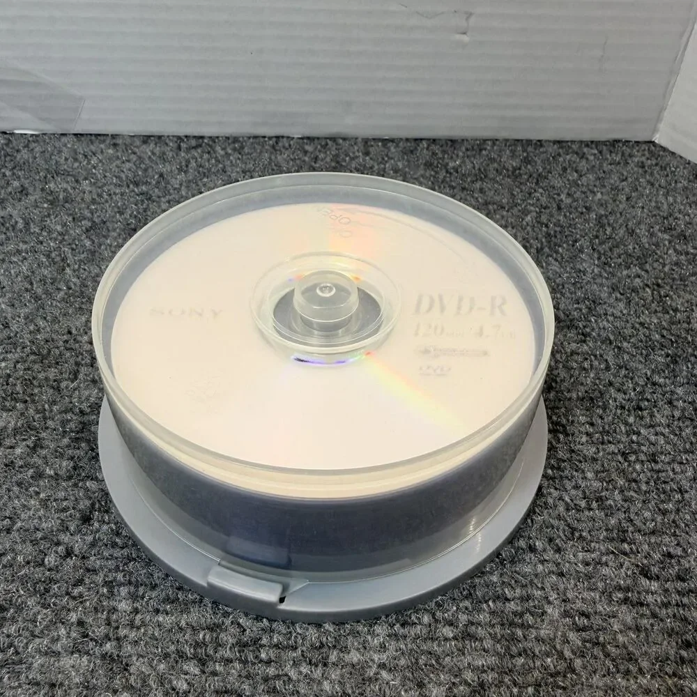 Sony DVD-R 16x 4.7GB 120min Blank Recordable Discs Spindle Data Video Media